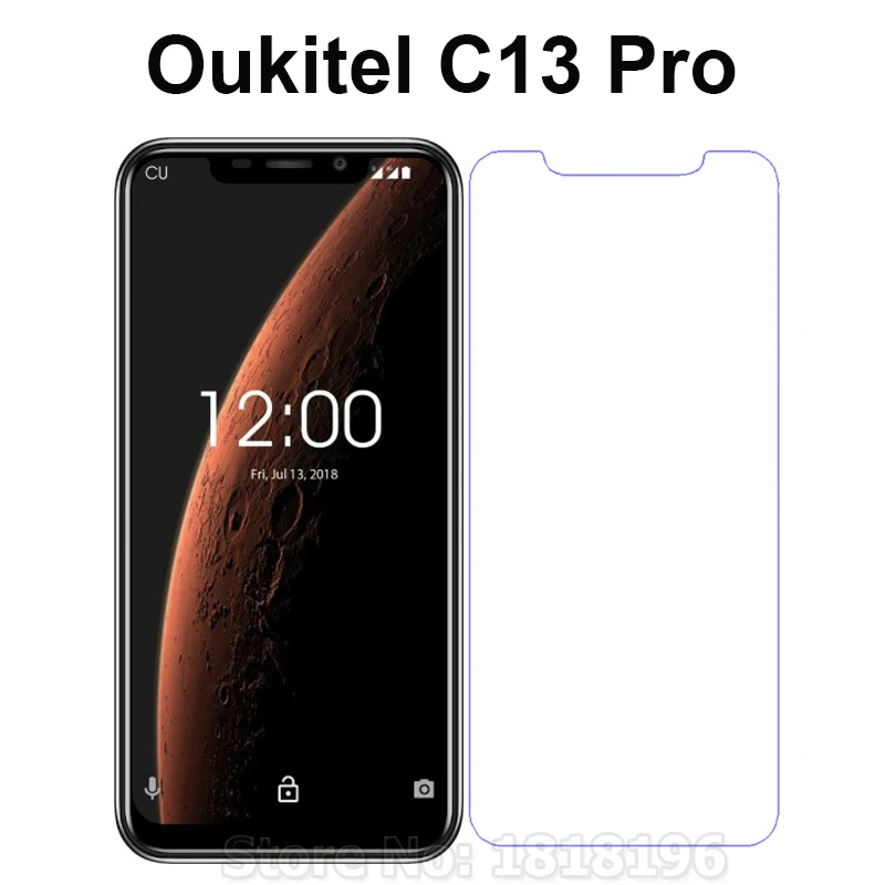 Закаленное стекло Oukitel C13 Pro для защита экрана 6 18 дюйма защитная пленка смартфона