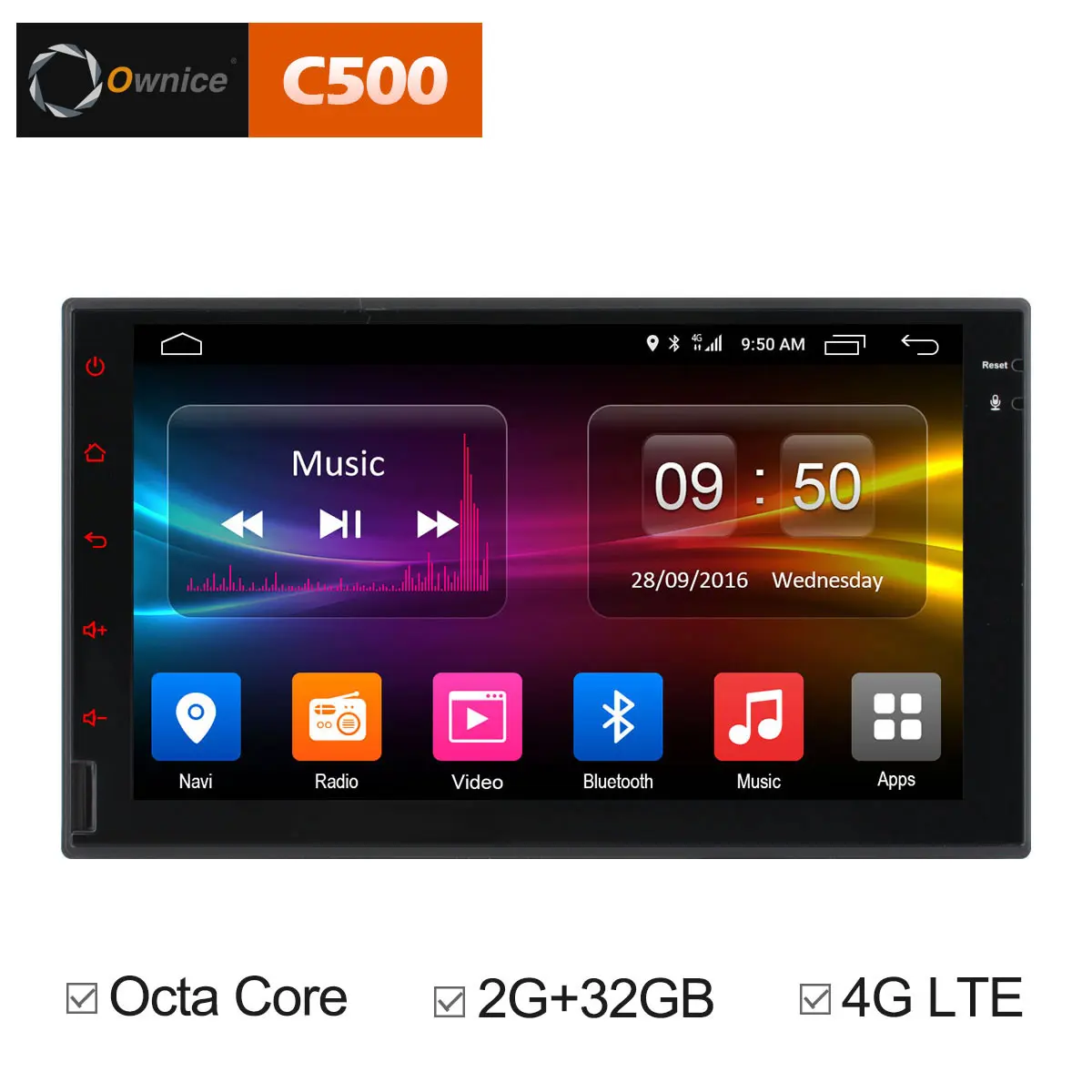 Ownice C500 G10 2G RAM Octa Core android 6.0 support 4G SIM LTE Network DAB+ Radio 2 din universal Car DVD Player GPS Navi dvd Ownice C500 G10 2G RAM Octa Core android 6.0 support 4G SIM LTE Network DAB+ Radio 2 din universal Car DVD Player GPS Navi dvd