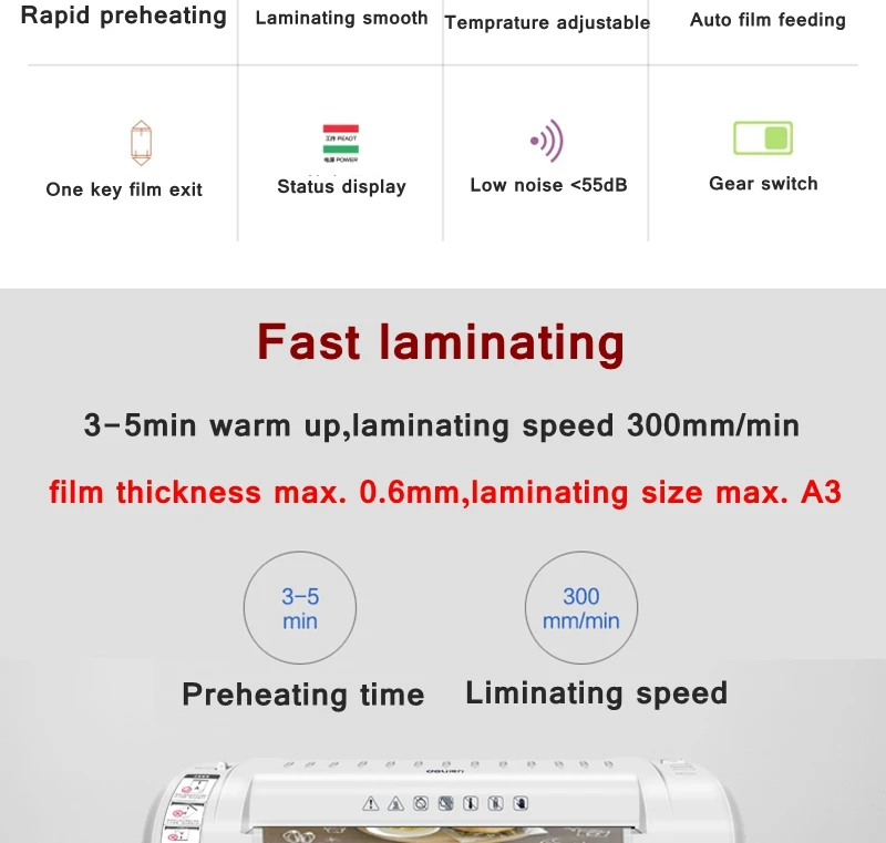 a5 tamanho documentos foto laminador temprature engrenagem com parada de ingência