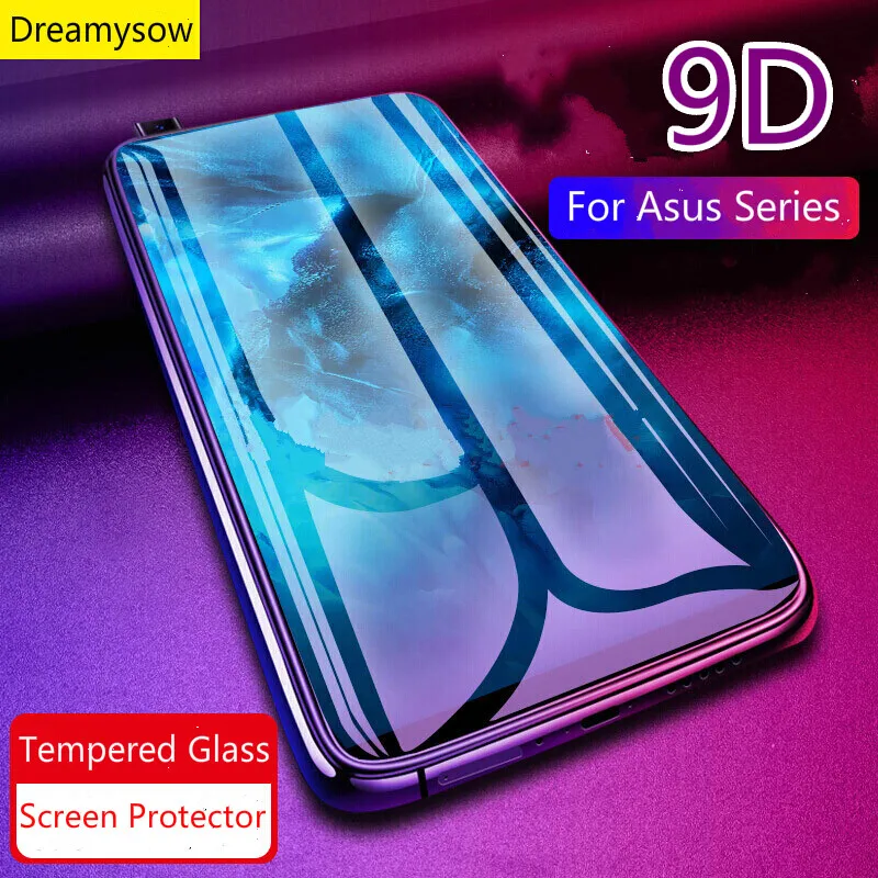 

9D Screen Protector For Asus Zenfone Max Pro M2 ZB631KL M1 ZB601KL ZB555KL Tempered Glass Film For Asus ZC554KL Full Cover