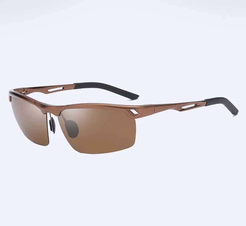 Солнцезащитные очки оптом Черные Серые линзы чайные линзы алюминиевые солнцезащитные очки поляризованные мужские солнцезащитные очки с линзами очки супер легкие