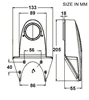 Caméra de recul du frein de voiture | Pour VW Crafter Mercedes Benz Sprinter, caméra de sauvegarde du Parking, Guide de caméra inversée Lin ► Photo 2/6