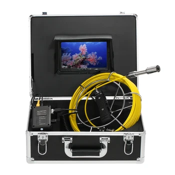 

Lixada 20/30M Fish Finder Drain Pipe Sewer Inspection Video Camera 7" LCD Monitor DVR Recorder 12 LEDs Night Vision Waterproof