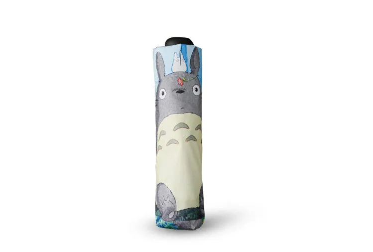 Black Ghibli Totoro зонтик женский аниме зонт от солнца женский Plegable Sombrillas Paraguas Guarda Chuva Totoro Parapluie