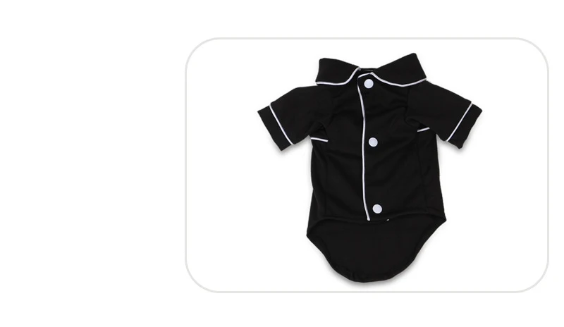 Dog Shirts Spring Summer Pet Pajama Breathable Soft Home T Shirt For Small Dogs Cats Chihuahua Poodle Vests With Snap Fastener (6)