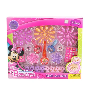 

Children's Makeup Toy Nail Polish Disney Nail Set Nontoxic Peelable Girl Manicure Diy Birthday Gift Toy