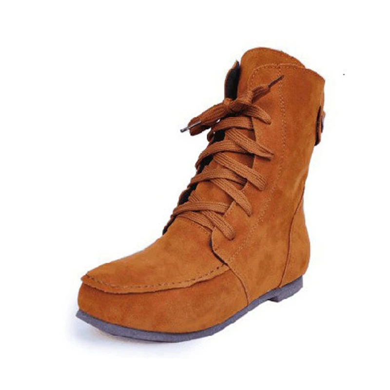 Calientes brown Estudiantes De Botas Tamaño green gray watermelon Martin Solo Las Nuevas Planas Un camel Zapatos Kakhi Red Invierno Gran red 18 Mujeres black qXxwTt6X8