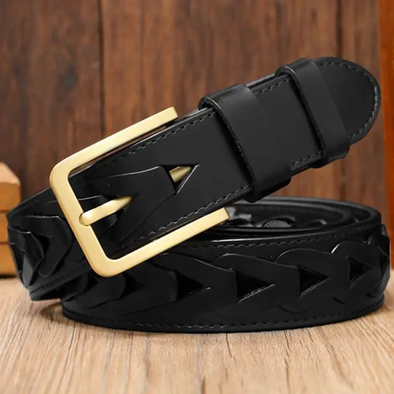 Ремень мужской/женский плетеный из натуральной кожи 2020 см|male strap|strap menbelt male |