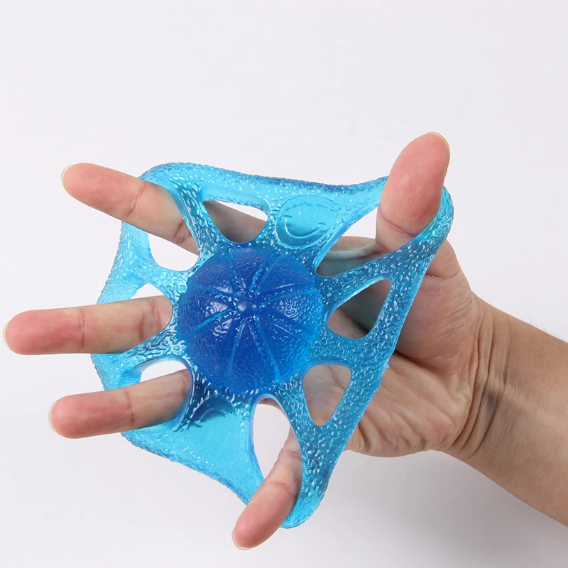 Hand Grip Silicone Finger Gripper Strength Trainer Resistance Band Hand