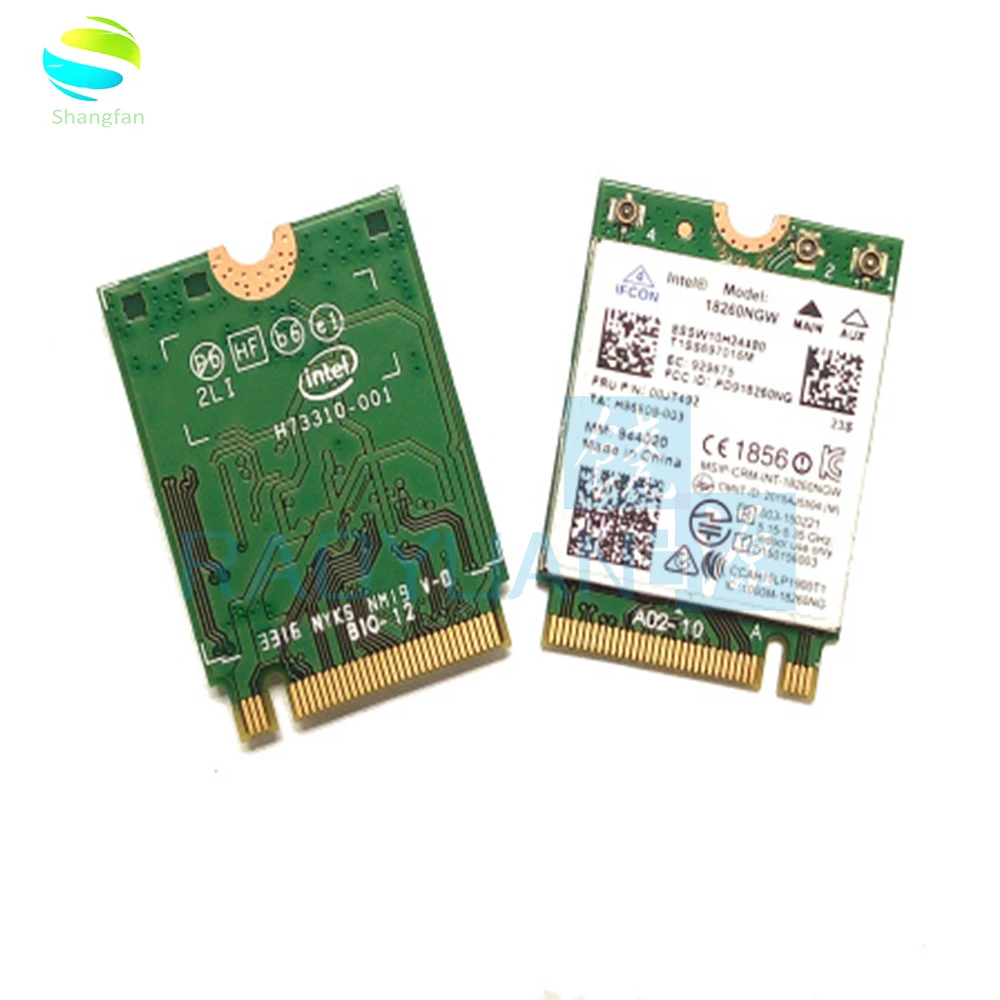 Para Intel Wireless-AC 18260AC 00JT492 M.2 802.11ac 867Mbps WiFi + BT 4.1 cartão para Lenovo X260 T460 t460S T460P YOGA 260