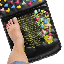 82WG1652016 New Arrival Chinese Walk Stone Pain Relieve Foot Leg Massage Mat Health Care Acupressure