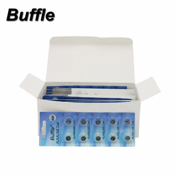 

200pcs/20packs Buffle AG5 Alkaline Button Cell Coin Battery LR48 393 1.5V Calculator Watch Batteries Wholesale