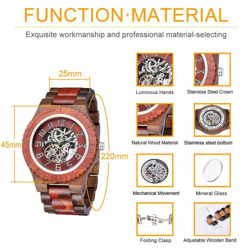Wood Watch  Quartz Watches   Wooden   Wooden Watch  Men24