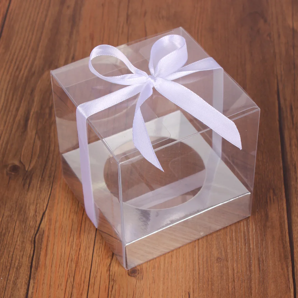 Buy 12PCS/LOT Wedidng Cupcake Box Clear