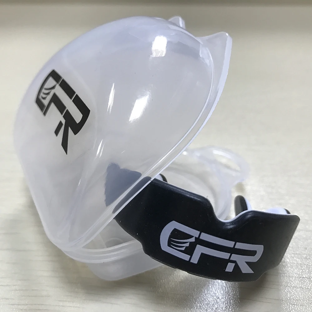 حار CFR اقي الفم الملاكمة الرياضة MMA كرة القدم كرة السلة حامي الفم الكبار عن طريق الفم الأسنان حماية للكاراتيه الملاكمة حامي السلامة