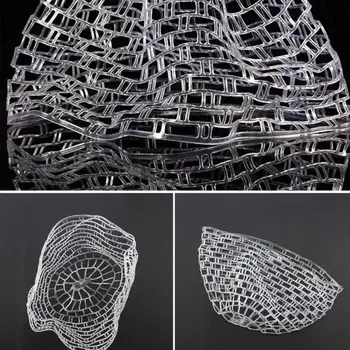 

1Pcs Outdoor Sports 50/60CM Fly Fish Fishing Landing Trout Clear Rubber Net Mesh Catch Tackle Fishing Net for Fishing Lovers