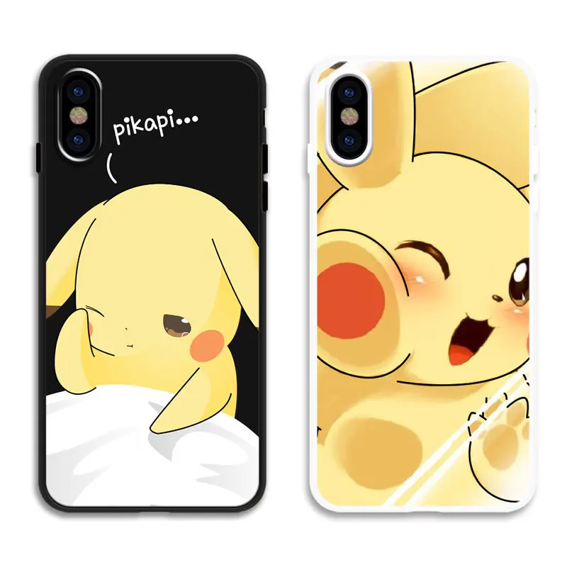 Японский аниме силиконовый чехол s для coque iphone 6 6S 7 8 plus X XR XS Max Мягкий ТПУ Матовый