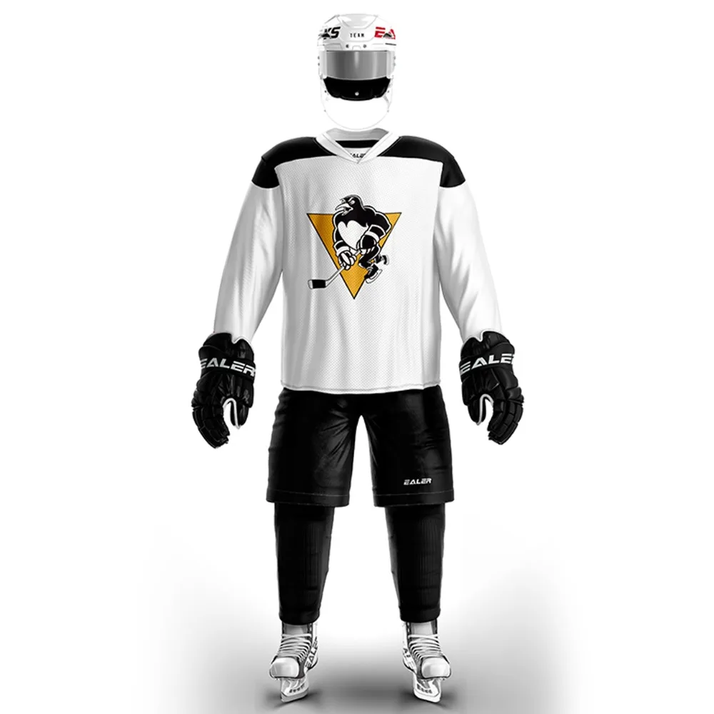 

Cool hockey ice hockey jersey accept custom name and number blue