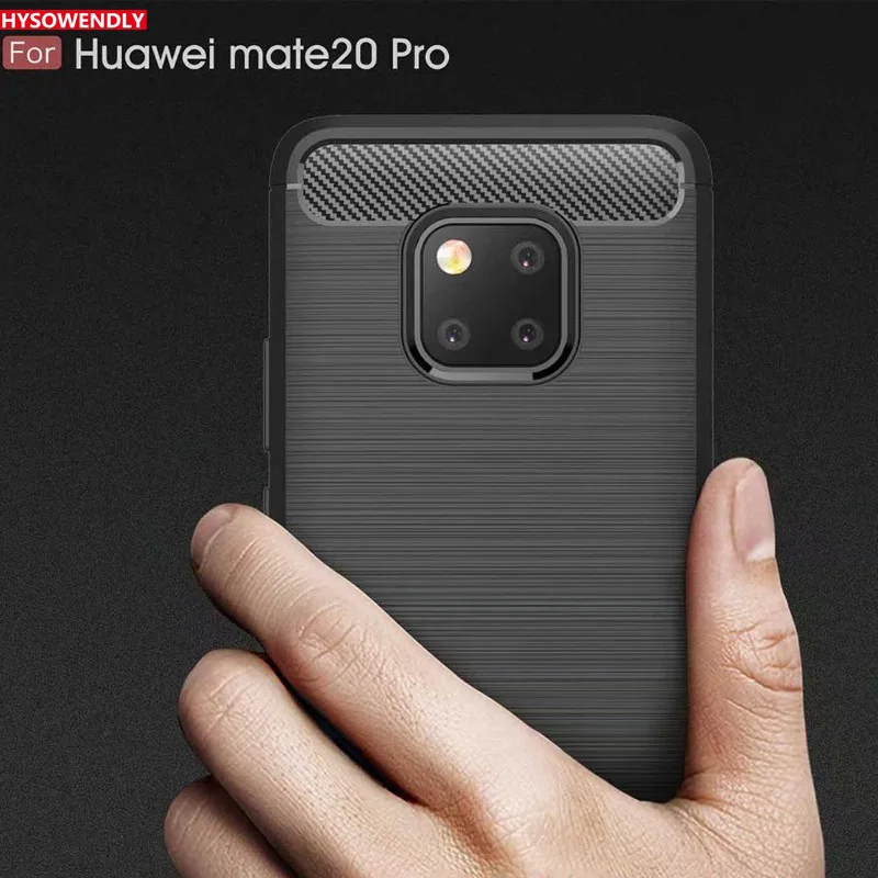 HYSOWENDLY роскошные текстуры сотовый телефон чехол для huawei коврики 20 гель двойной
