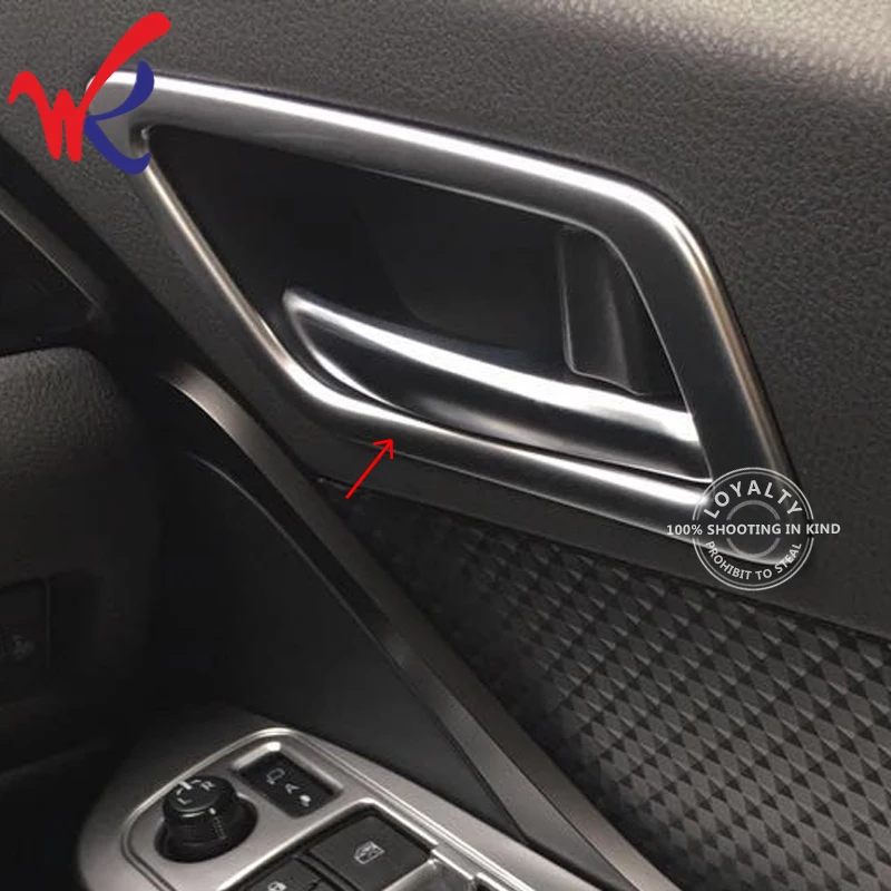 Лояльность для Toyota C-HR CHR интерьер дверные ручки Чаша объемная отделка ABS матовые автомобильные аксессуары для укладки