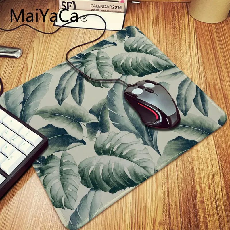 MaiYaCa покрытый листьями узор офисные мыши геймер силиконовый коврик для мыши большой размер компьютерный коврик для мыши нетбука игровой коврик для мыши