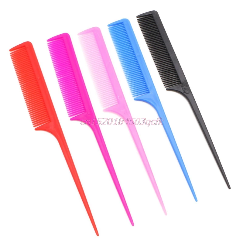 

Cutting Comb Professional Salon Plastic Coloful Hairdressing With Sharp Tails New