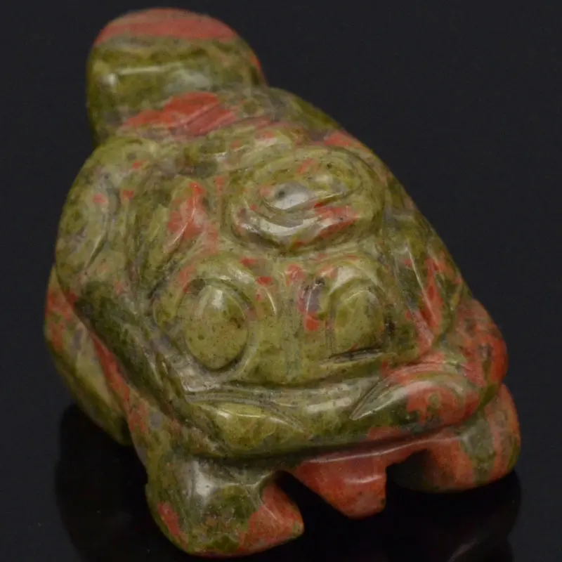 1.5 inch Natural Unakite Crystal Turtle Tortoise Gemts Carving Crafts Stone Figurine Chakra Healing Reiki Stone 1.5 inch Natural Unakite Crystal Turtle Tortoise Gemts Carving Crafts Stone Figurine Chakra Healing Reiki Stone