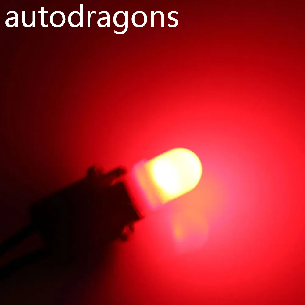 Autodragons 100x #1893 #44 #47 #1847 BA9S 1SMD светодиодный светильник пинбол лампа 6 3 в красного