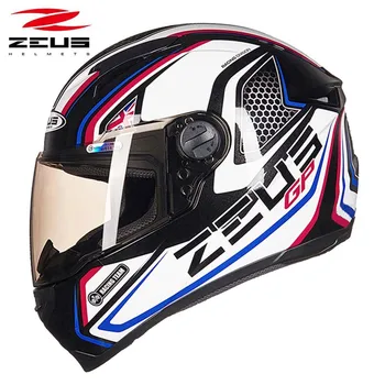 

2018 Newest ZEUS Full face motorcycle helmet Motocross motorbike moto helmets ZS-811 with DOT certification Made of ABS