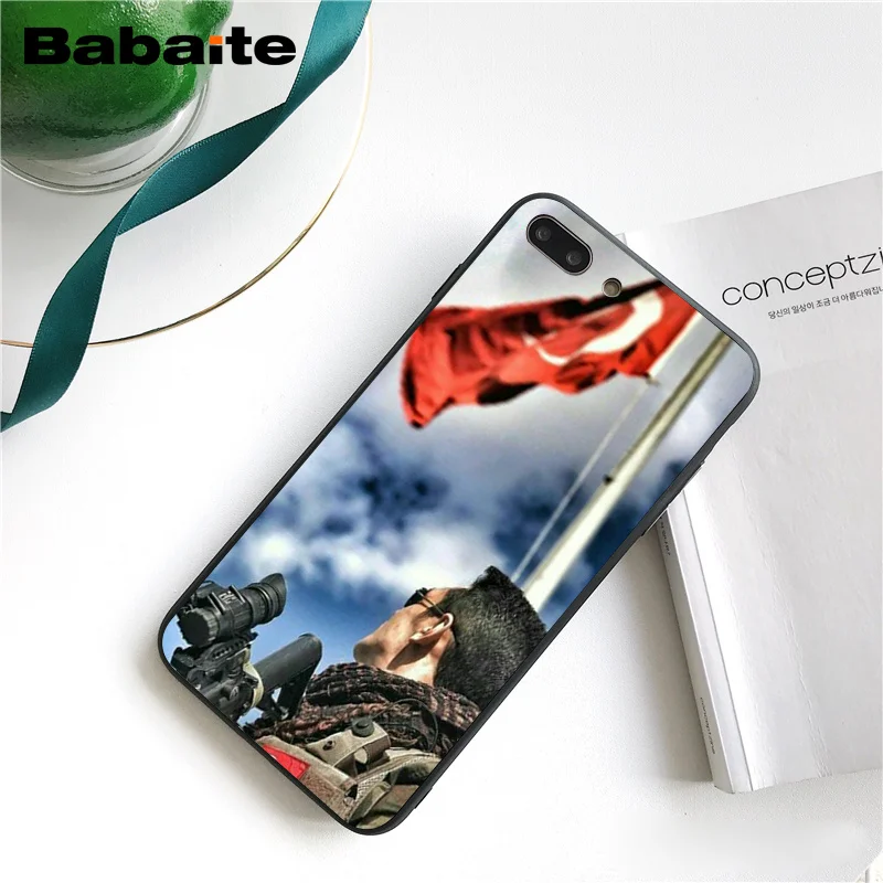 Babaite флаг Турции солдат чехол для телефона для iphone 11 Pro 11Pro Max 8 7 6 6S Plus 5 5S SE XR X XS MAX - Цвет: A4