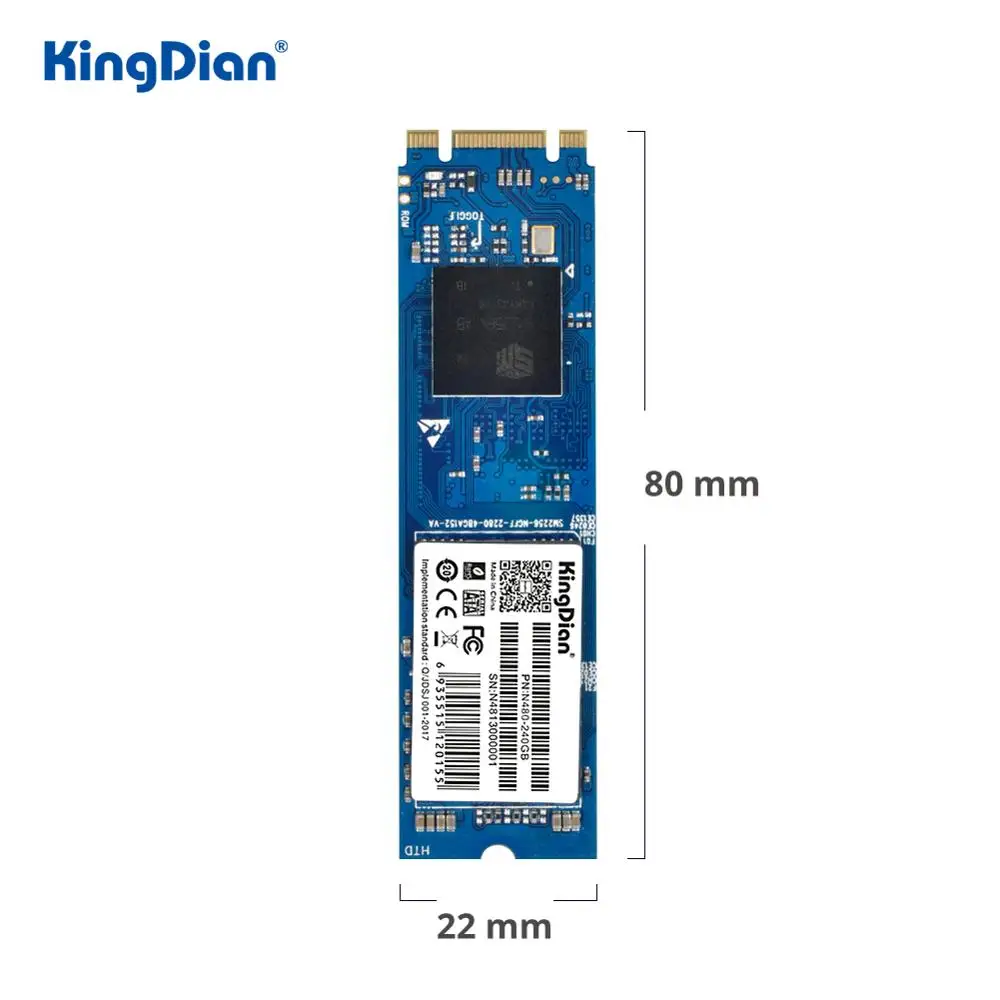  KingDian M.2 2280 SSD 120gb 240gb 512gb M.2 SSD SATA NGFF Hard Disk Internal Solid State Drive For 