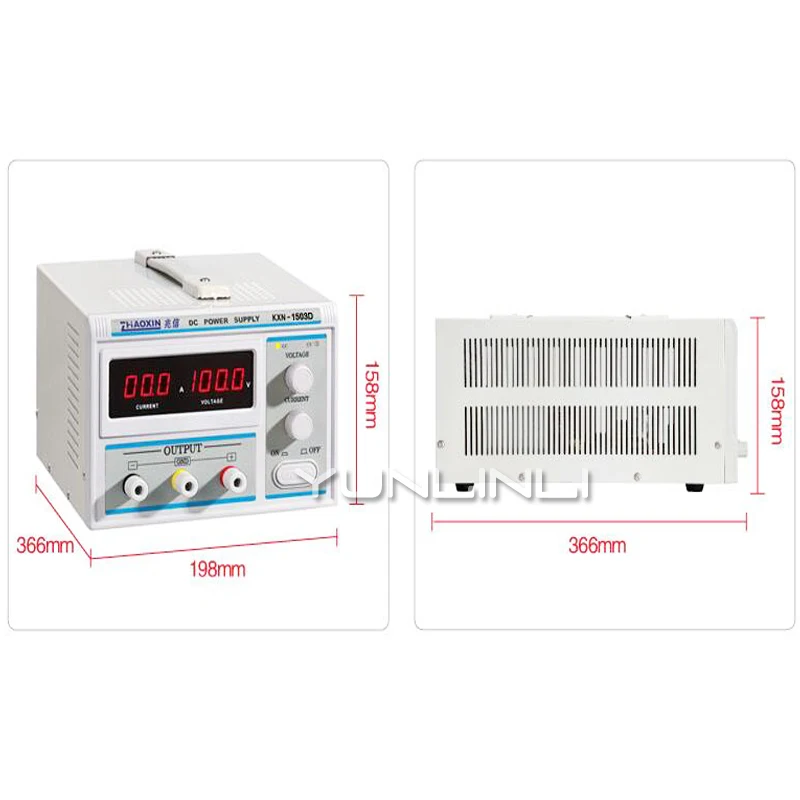 DC Питание 150 V 3A Регулируемый переключатель лабораторный блок питания миниатюрный светодиодный дисплей Питание регулятор KXN-1503D