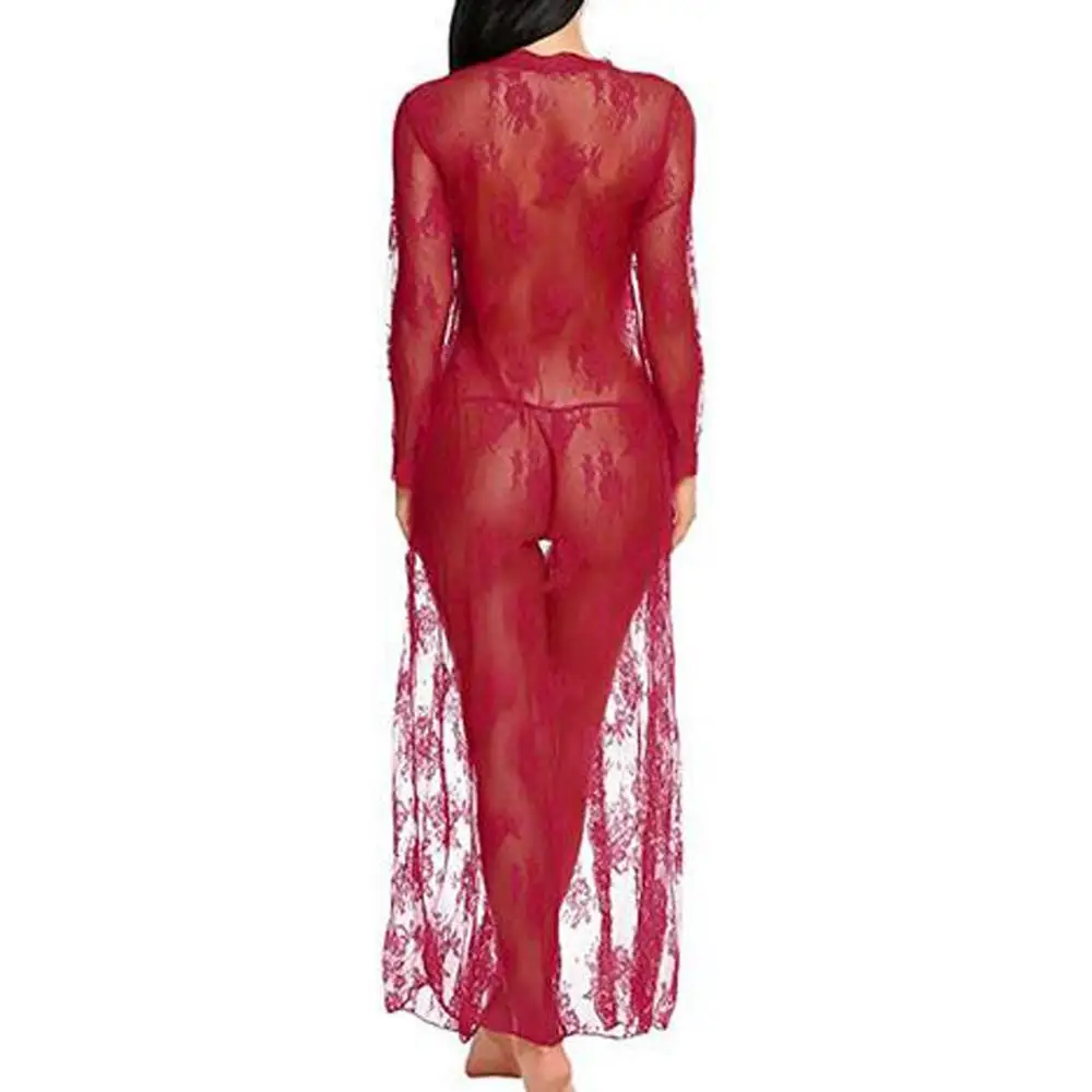 Женское сексуальное нижнее белье Babydoll эротическое костюмы длинная ночная