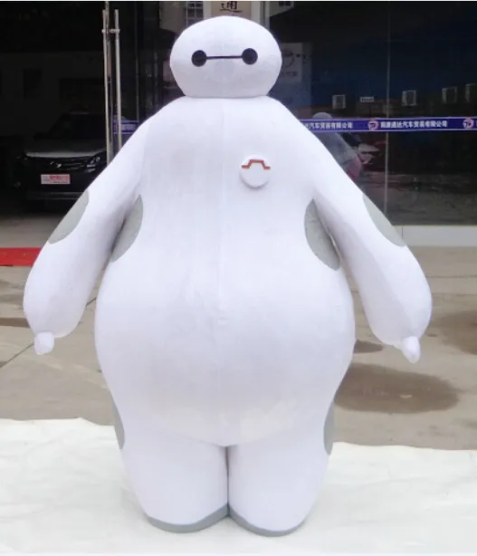 

BING RUI CO 100% real images suit Big Hero 6 Baymax Mascot Costume Cartoon Adult Size Big Hero mascot EMS Free Shipping
