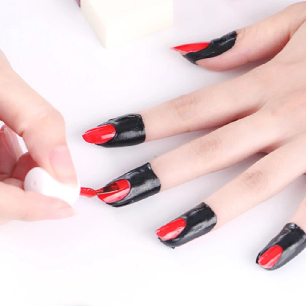 

2018 New U-shape Nail Art Spill Proof Nail Stickers Anti-overflow Clip Manicure Tools