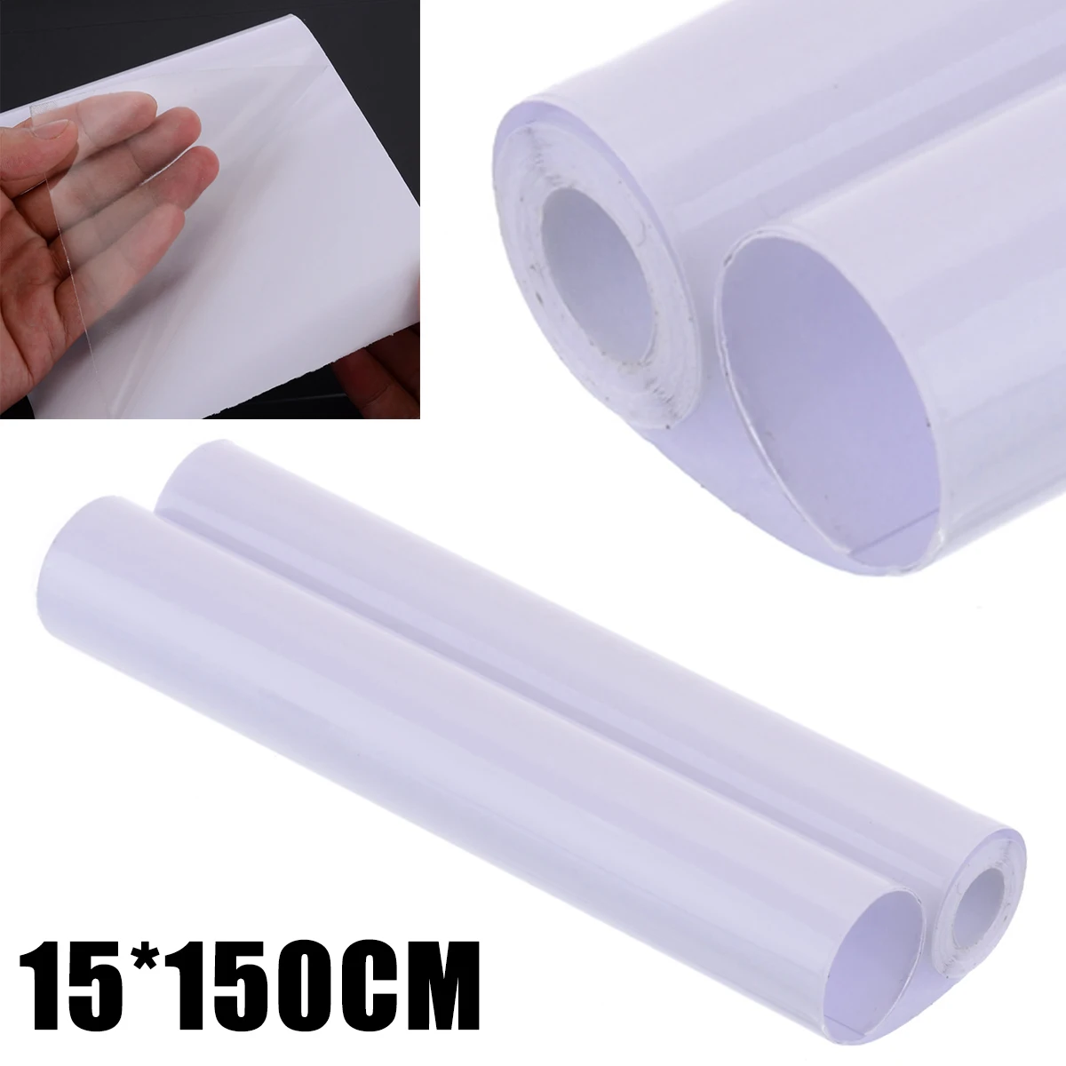 15x150cm DIY Clear Vinyl Car Door Sill Edge Anti-Scratch Paint Protect Film Sticker For Most Auto Truck AUV