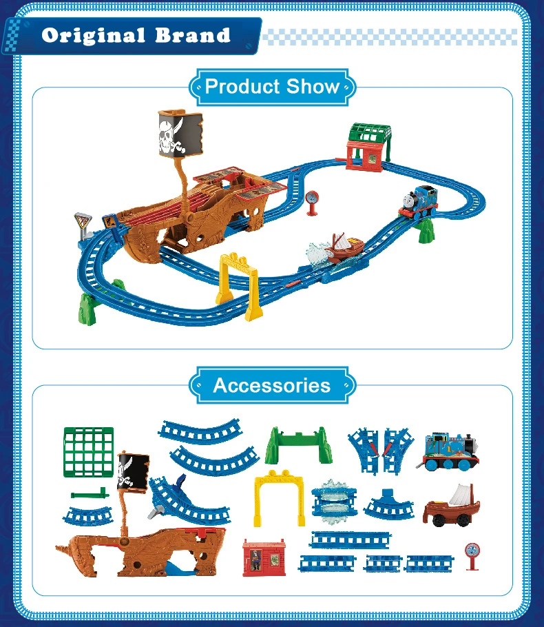 Оригинальные игрушки Thomas& Friends, сборные игрушки, литые под давлением, аксессуары для поезда CDV11, подарок на день рождения для детей