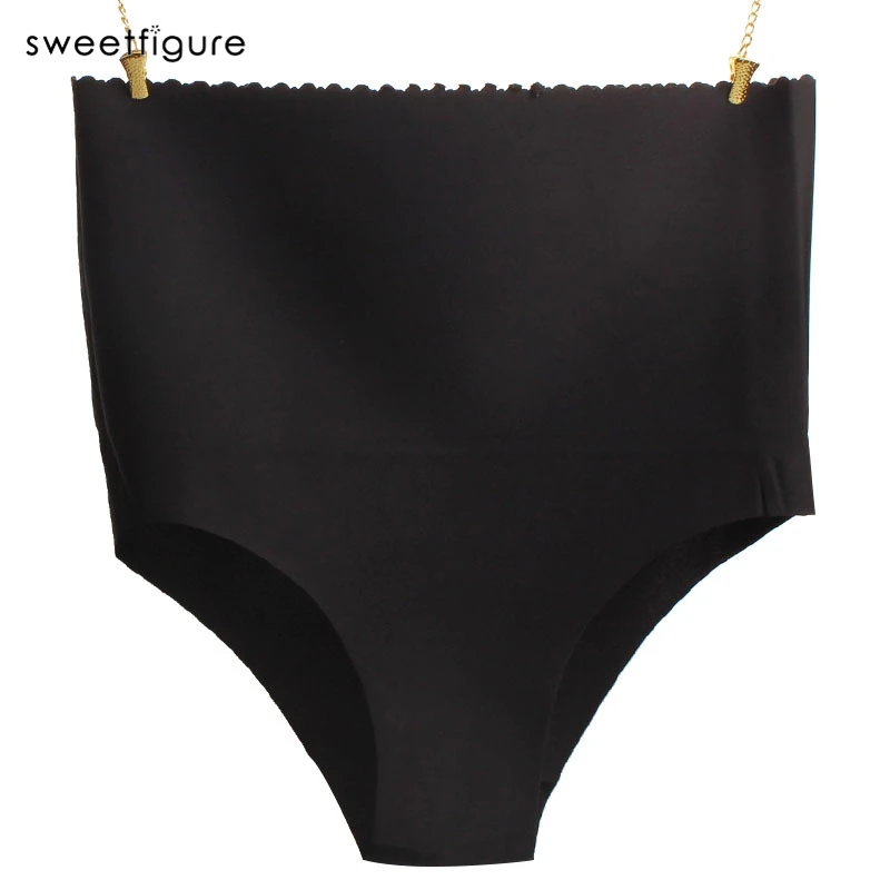 Ultra-thin Woman Panties Plus Size High Waist Panties Seamless Underwear Sexy Ladies Briefs Beauty Care Tummy Intimates