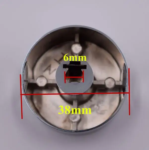 4 шт./лот поворотный переключатель части газовой плиты ручка газовой плиты круглый регулятор из нержавеющей стали для газовой плиты высокое качество