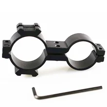 Двойное Кольцо отверстия большого размера 8-образное крепление " 25,4 мм+ 30 мм/25,4 мм+ 25,4 мм специально для охотничьих винтовок фонарик лазерный с бокового рельса