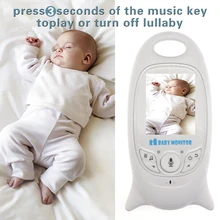 Беспроводной видеоняни и радионяни 2,0 дюймов Цвет Высокое разрешение перезаряжаемая батарея Babyfoon аудио двухсторонний разговор детский монитор сна