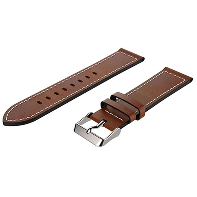 Ремешок кожаный для Xiaomi Huami Amazfit bip pace lite сменный Браслет наручных часов 22