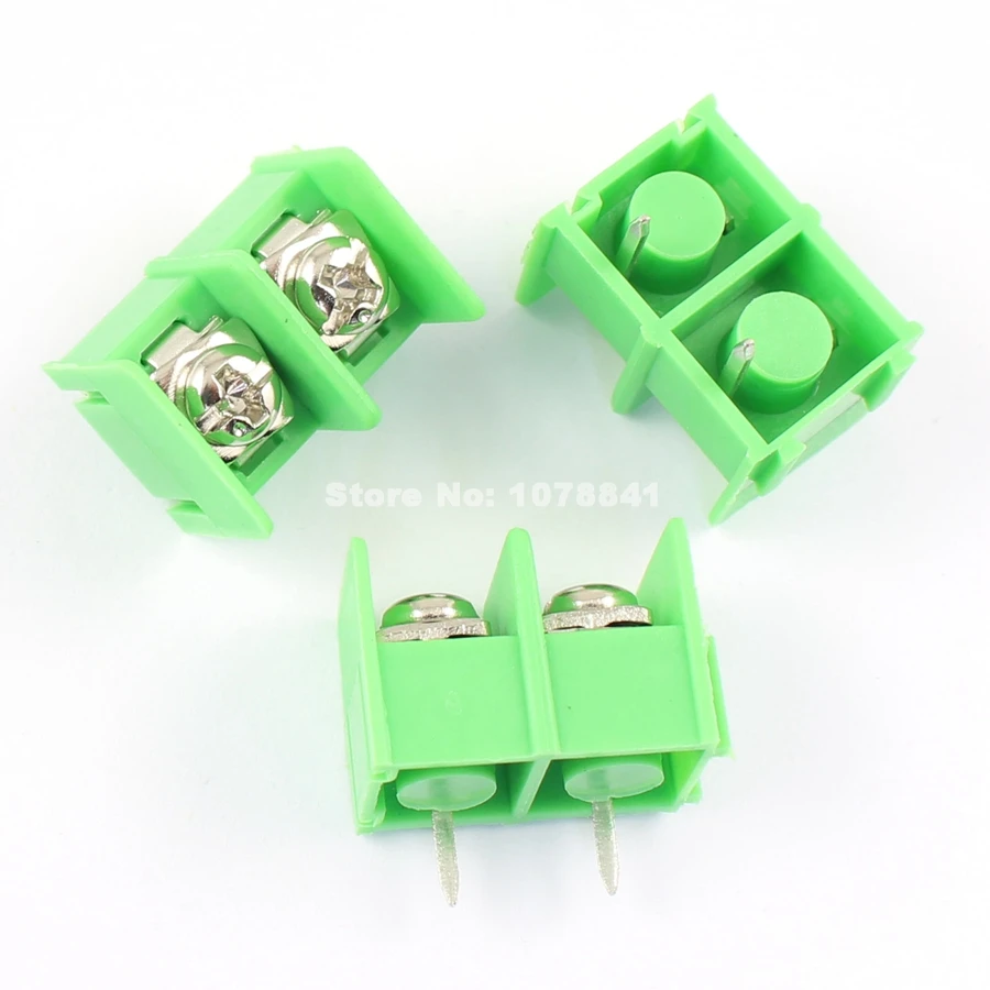 

20Pcs Per Lot Green 8.5mm Pitch 2 Pin 3 Pin 4 Pin Way PCB Barrier Terminal Block Connector 300V 20A