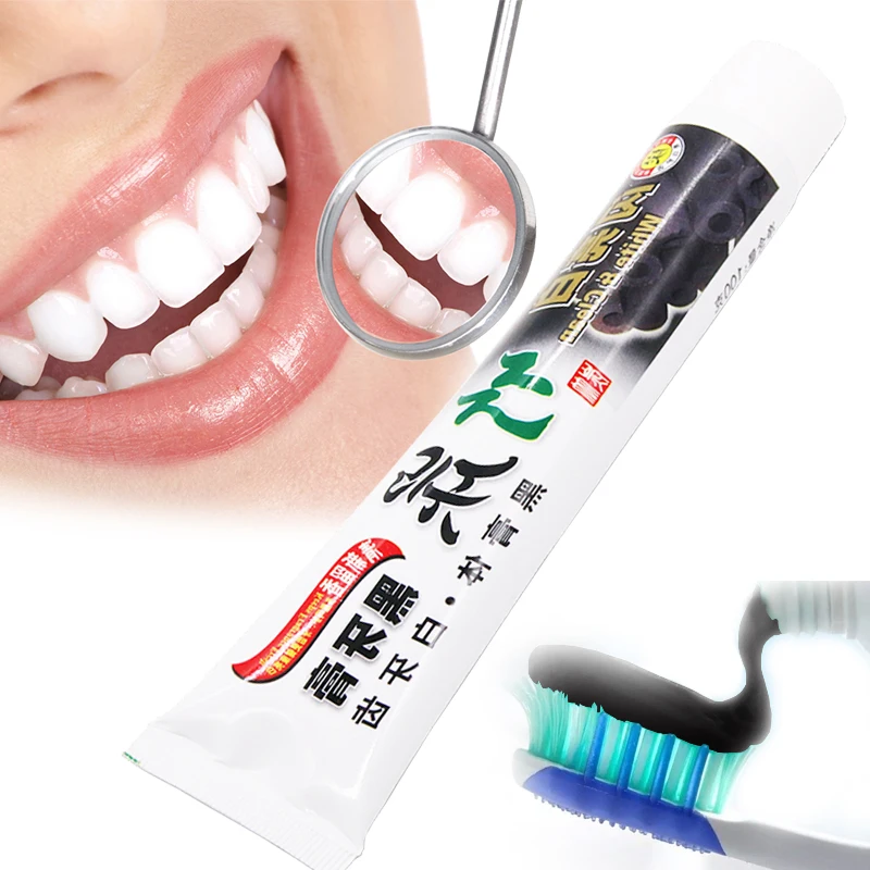 Black Bamboo Charcoal Toothpaste Oral Hygiene Remove bad Breath