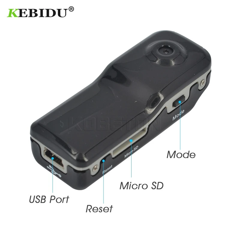 Kebidu 2018 новые MD80 Mini DV DVR Спорт Камера для велосипеда/мотоцикл Видео Аудио