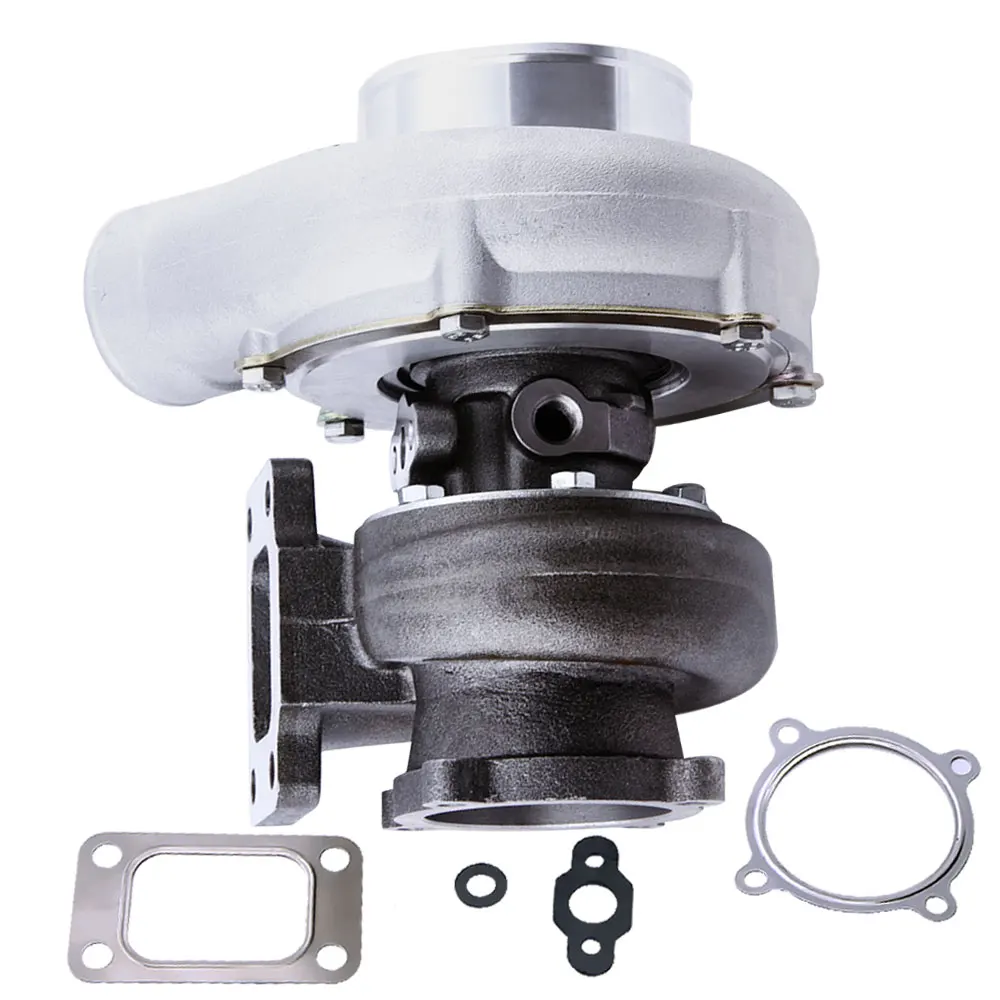 

T3 GT3582 GT35 A/R 0 .63 0.7 Anti Surge Turbo Turbocharger turbocompressor Water+Oil Cooled T3 flange A/R .70 Universal