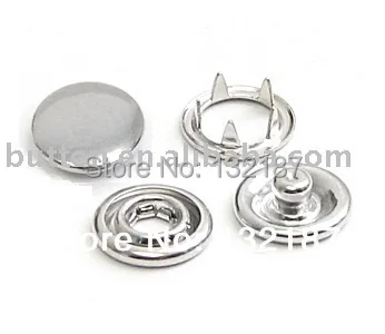 

Wholesale 200sets/lot #333 #222 #111 12mm/10mm/8mm cap prong snap buttons 4 part buttons fastener metal buttons FP-012