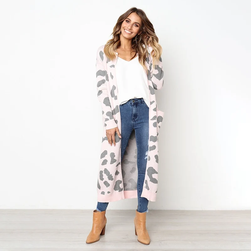 

Autumn Winter Women Cardigan Lady's Sweater Long Sweater For Women Fashion Female cardigan Computer Knitted Women Clothing