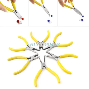 

6Pc Mini Jewelry Pliers Practical Jewelry Carbon Steel Handmade Repair Tool Kit #Y51#