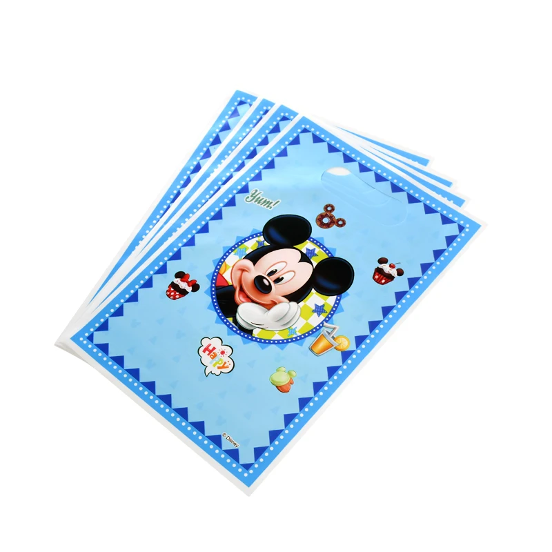Disney, домашняя одежда с Минни Маус из мультфильма День рождения украшения шляпа скатерть пригласительная открытка детский праздничный костюм поставки вечерние посуда набор